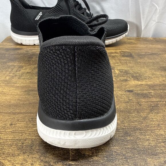 Skechers Women's Black Swift Fit Hands Free Slip On Sneakers Size 8 - Picture 2 of 14